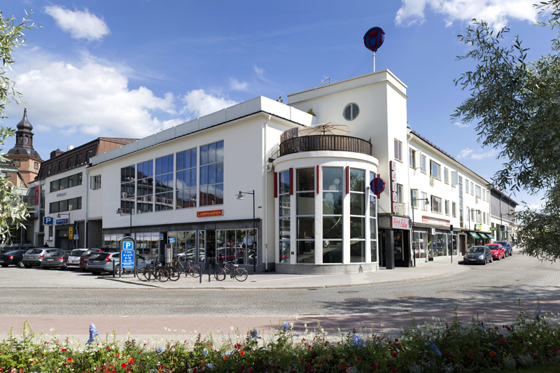 Vit byggnad