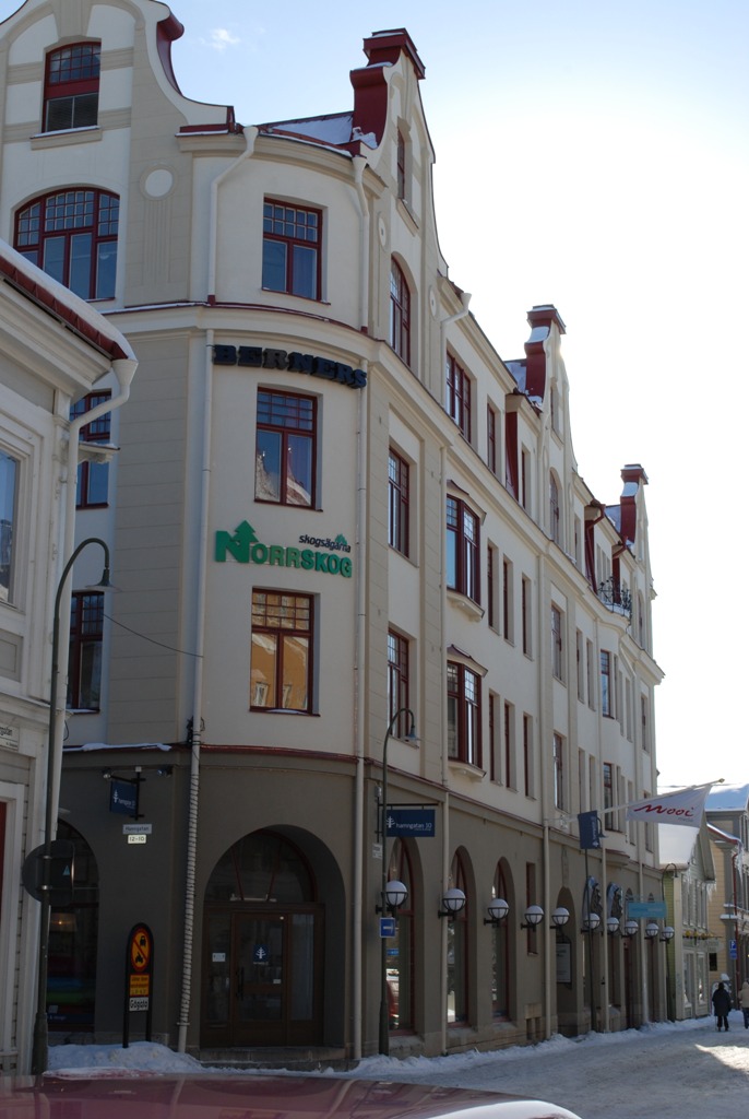 Byggnad i 4 våningar